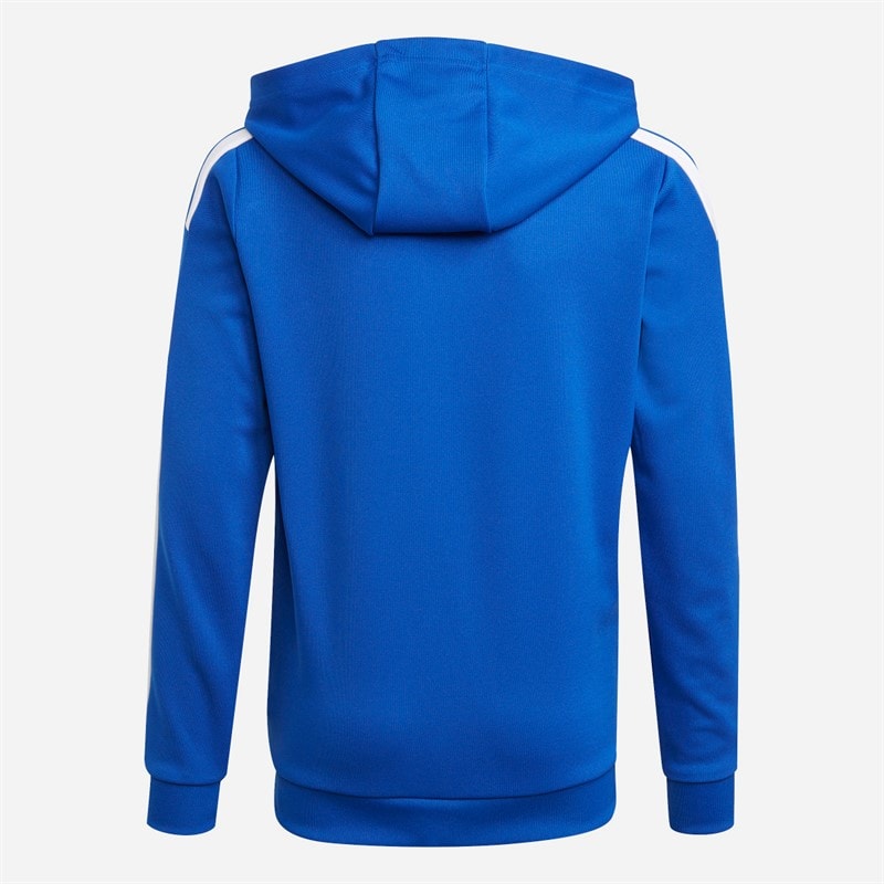 adidas Junior Junge Squadra 21 Kapuzenpullover Royal Blue/Weiß - Bild 2