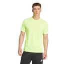 adidas T-shirt d'entraînement essentiel Homme Lucid Lemon/Blanc