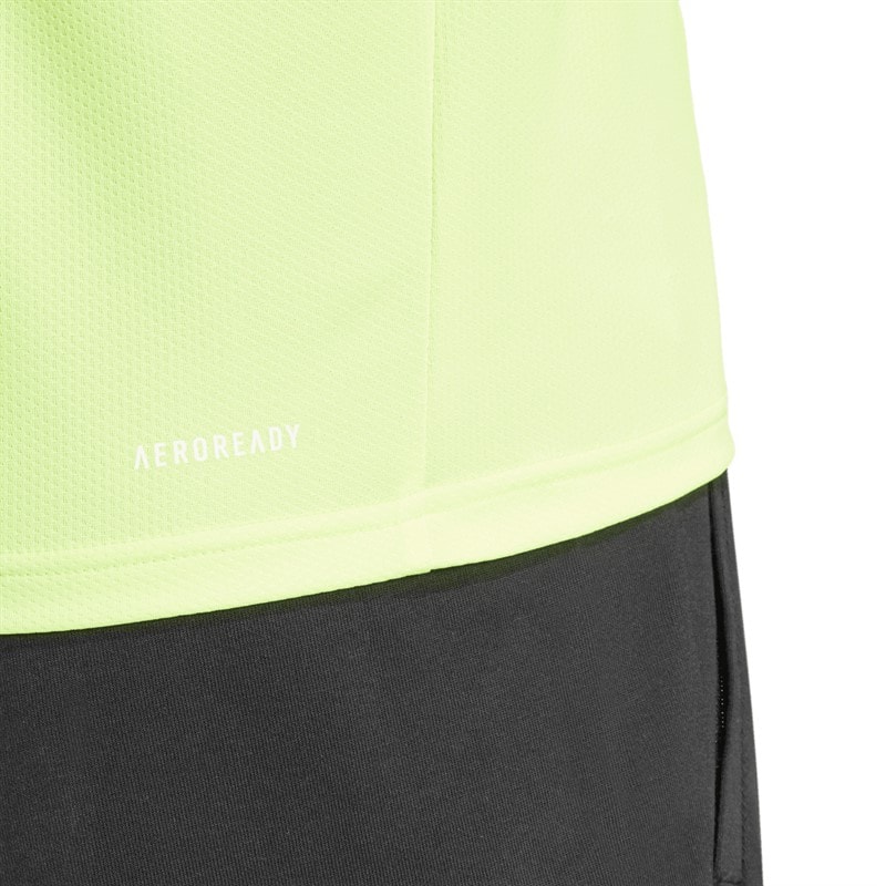 adidas T-shirt d'entraînement essentiel Homme Lucid Lemon/Blanc - Image 5