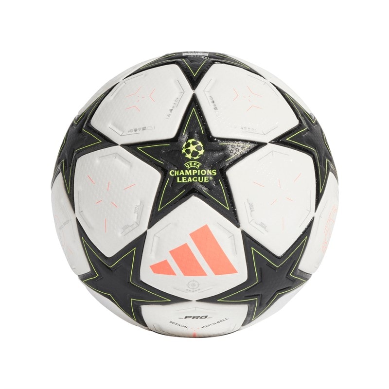 adidas UCL Champions League Pro 24/25 Competitie Fase Wedstrijd Voetbal (FIFA Quality Pro Gecertificeerd) Wit/Aurora Black/Platinum Metallic/Team Solar Yellow - Afbeelding 1