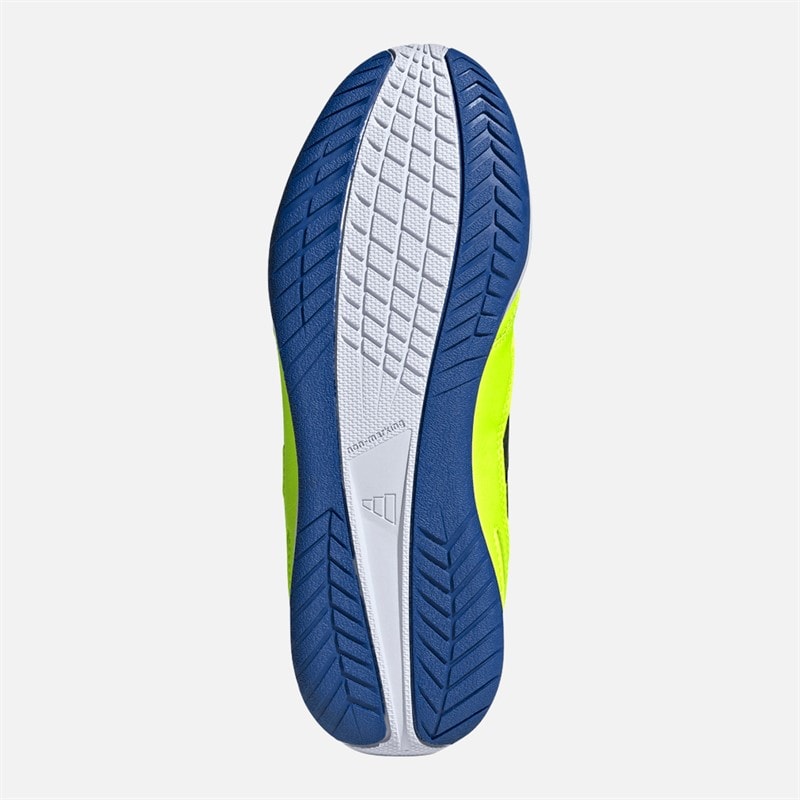 adidas Junior Super Sala Competition III Indoor Fußballschuhe Lucid Lemon/Core Black/Royal Blue - Bild 2