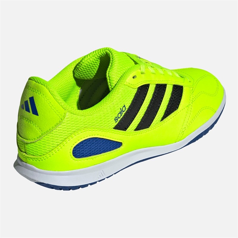 adidas Junior Super Sala Competition III Indoor Fußballschuhe Lucid Lemon/Core Black/Royal Blue - Bild 3