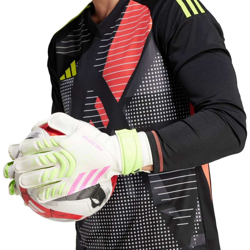adidas Predator Training Keepershandschoenen Wit/Wit/Lucid Lemon - Afbeelding 5