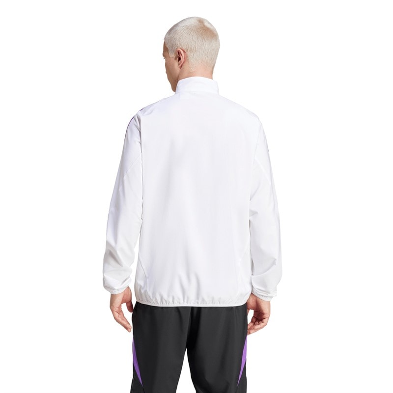 adidas Heren DFB Duitsland 23/24 Pre Match Jas Wit - Afbeelding 2