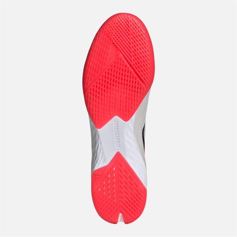 adidas Heren F50 Pro Zaalvoetbalschoenen Wit/Zwart/Solar Yellow - Afbeelding 2