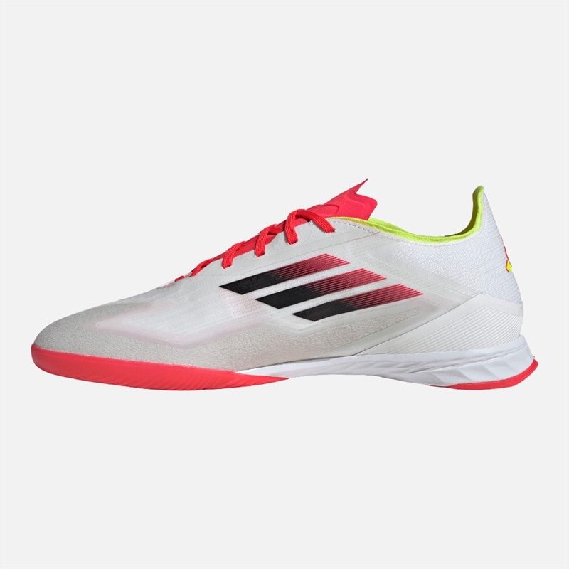 adidas Heren F50 Pro Zaalvoetbalschoenen Wit/Zwart/Solar Yellow - Afbeelding 5