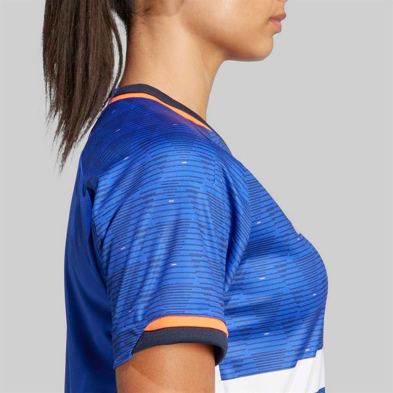 adidas Maillot Domicile Réplique FFHB France Handball Femme 25/26 Semi Lucid Blue - Image 5