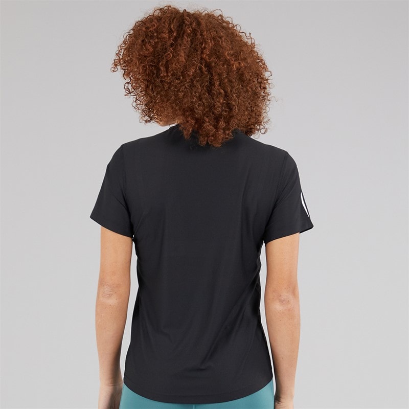 adidas Dames Own The Run Hardloop T-shirt Zwart - Afbeelding 2