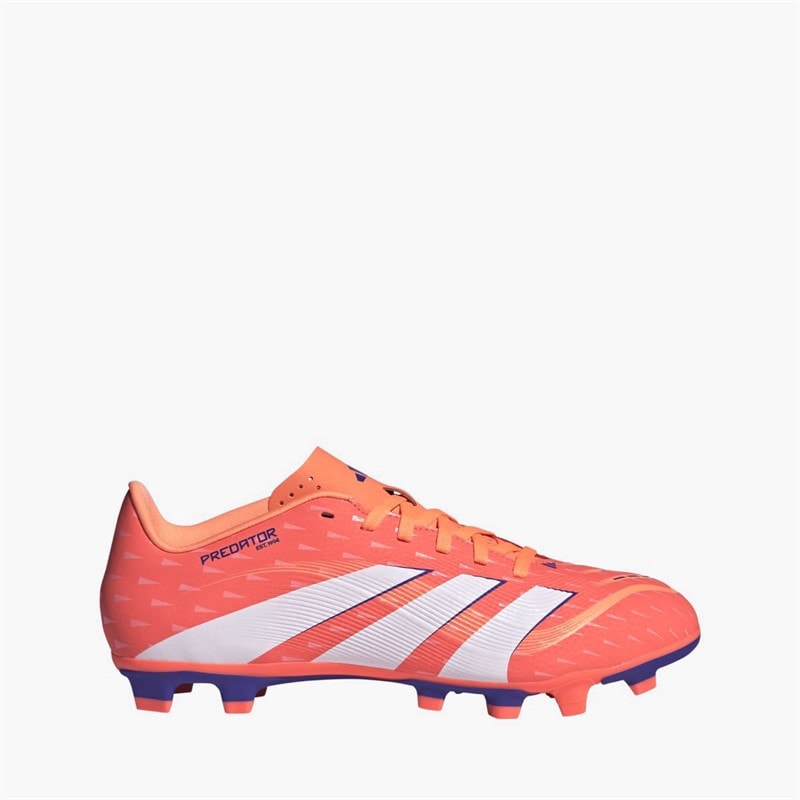 adidas Herren Predator Club FG/MG Rasen/Kunstrasen Fußballschuhe Signal Coral/Cloud White/Beam Orange