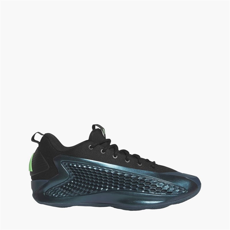 adidas Heren Anthony Edwards 1 Laag 'Metamorphosis' Basketbalschoenen Arctic Night/Core Black/Screaming Green