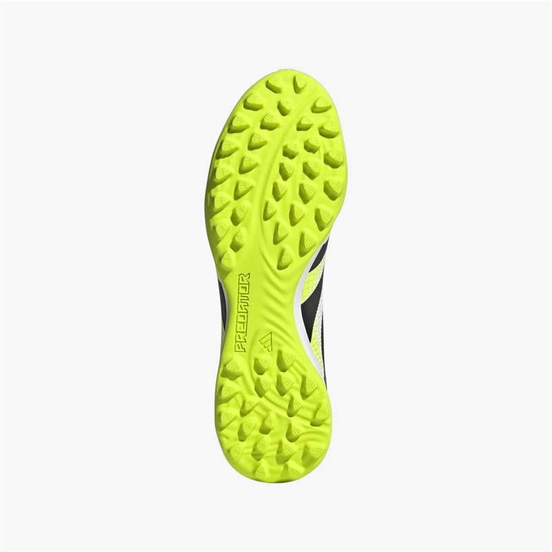 adidas Heren Predator League Omvouwbare Tong TF Astro Voetbalschoenen Cloud White/Core Black/Lucid Lemon - Afbeelding 2