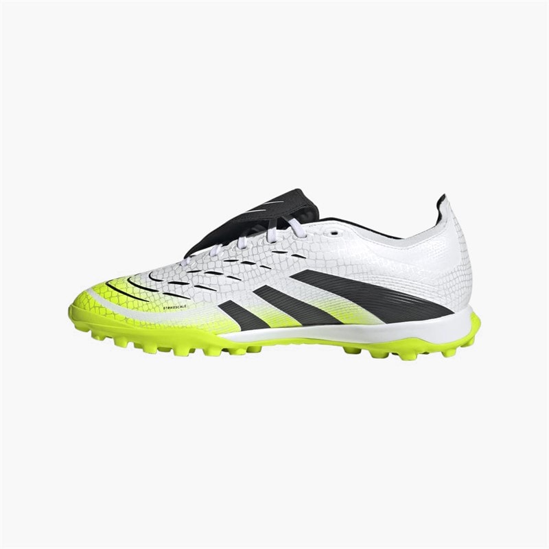 adidas Heren Predator League Omvouwbare Tong TF Astro Voetbalschoenen Cloud White/Core Black/Lucid Lemon - Afbeelding 5