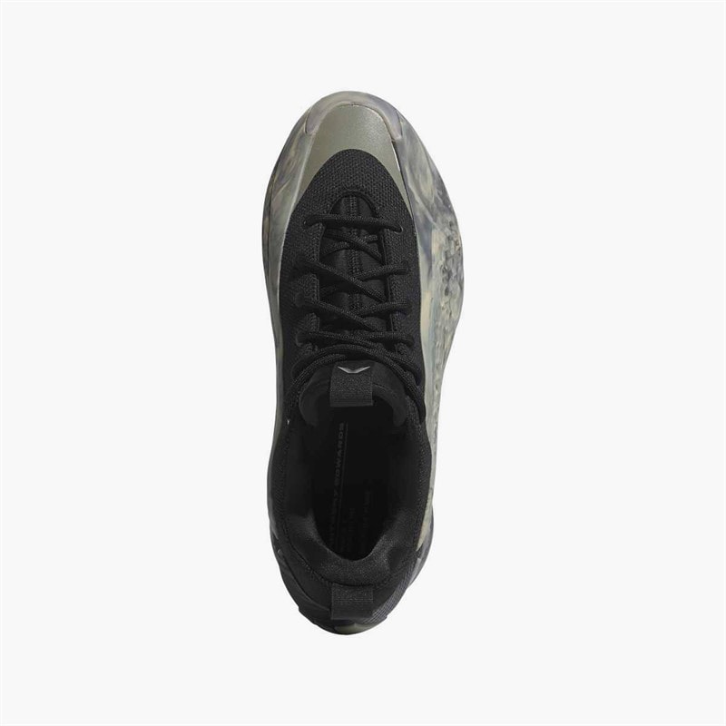 adidas Heren Anthony Edwards 1 Low 'Ascent' Basketbalschoenen Silver Pebble/Core Black/Wonder Beige - Afbeelding 4