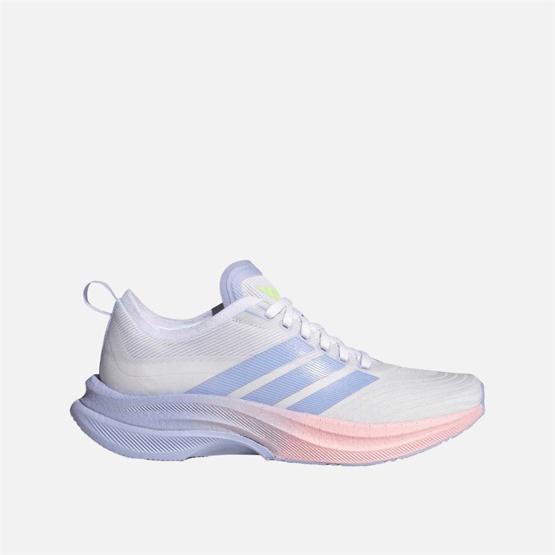 adidas Dames Moveboost Neutrale Hardloopschoenen Schoenen Footwear White/Violet Tone/Hi-Res Yellow - Afbeelding 1