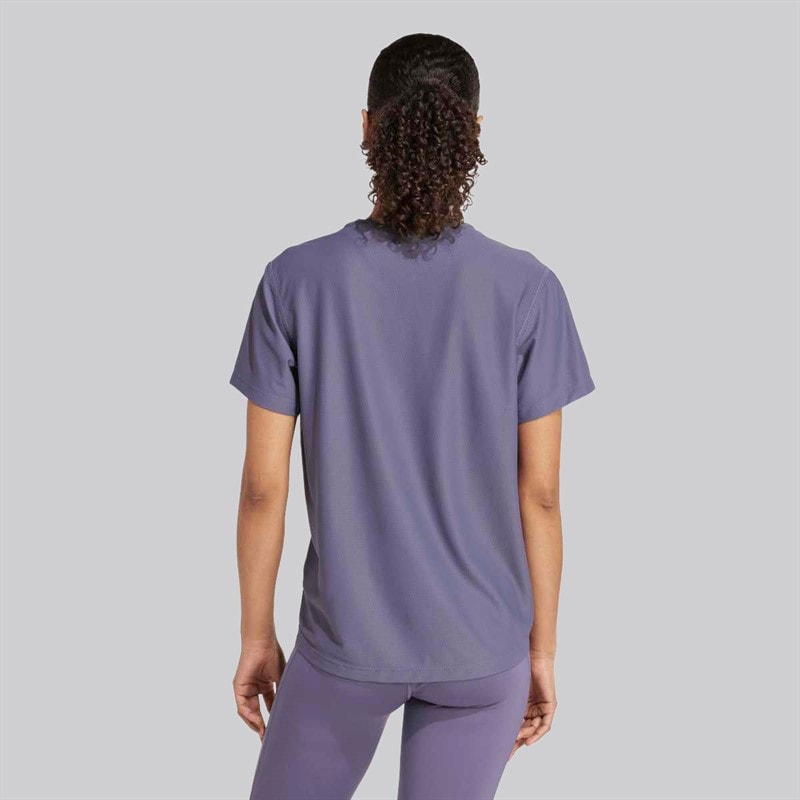 adidas Dames Eigen De Run Hardloop T shirt Preloved Violet - Afbeelding 2