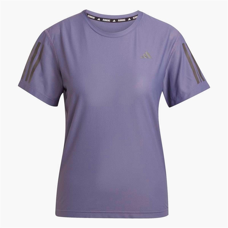 adidas Dames Eigen De Run Hardloop T shirt Preloved Violet - Afbeelding 5
