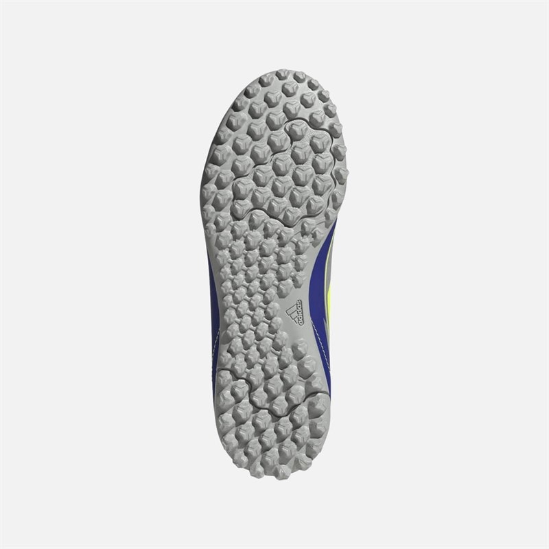 adidas F50 Messi Club La Vida Rapida Pack TF Astro Buty piłkarskie dla dzieci kolor Silver Metallic/Solar Yellow/Lucid Blue – zdjęcie  2