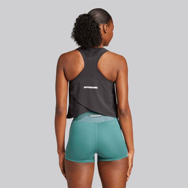 adidas Dames Adi365 Climacool+ hardloop crop top Zwart - Afbeelding 2