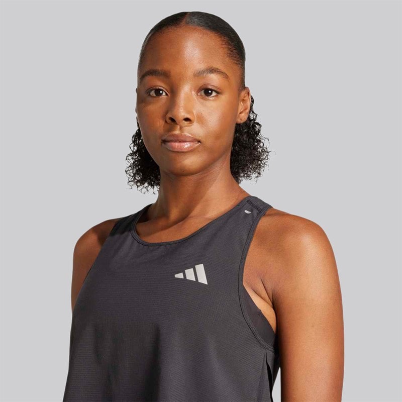adidas Dames Adi365 Climacool+ hardloop crop top Zwart - Afbeelding 3