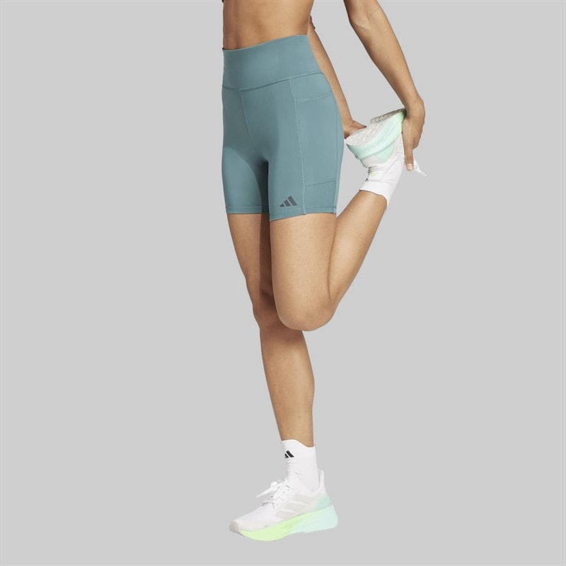 adidas Dames Own The Run Hardloop Strakke Korte Leggings Preloved Teal - Afbeelding 1