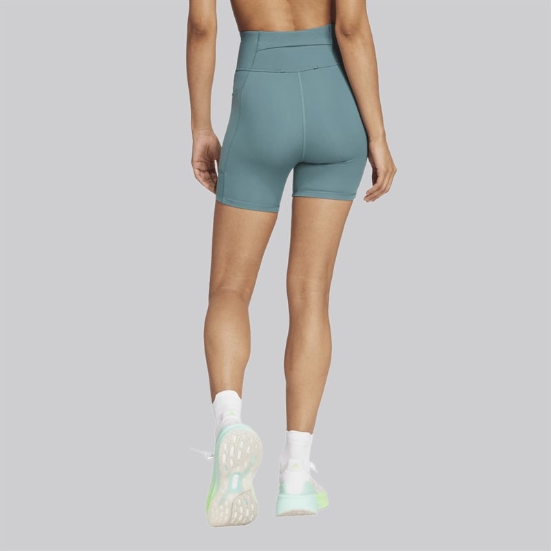 adidas Dames Own The Run Hardloop Strakke Korte Leggings Preloved Teal - Afbeelding 2