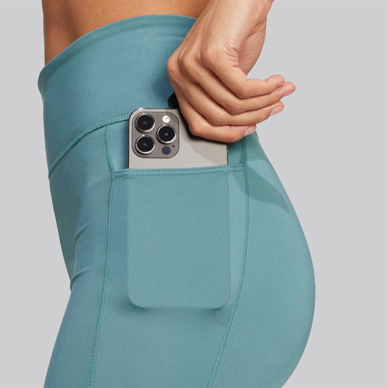 adidas Dames Own The Run Hardloop Strakke Korte Leggings Preloved Teal - Afbeelding 3