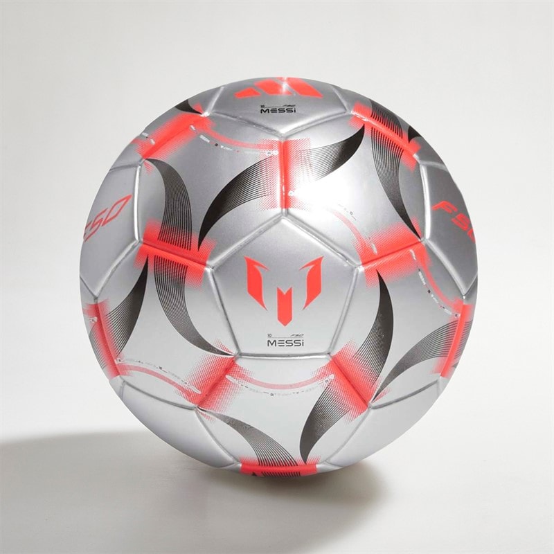adidas Heren Messi Mini Voetbal Iron Metallic/Wit/Zwart