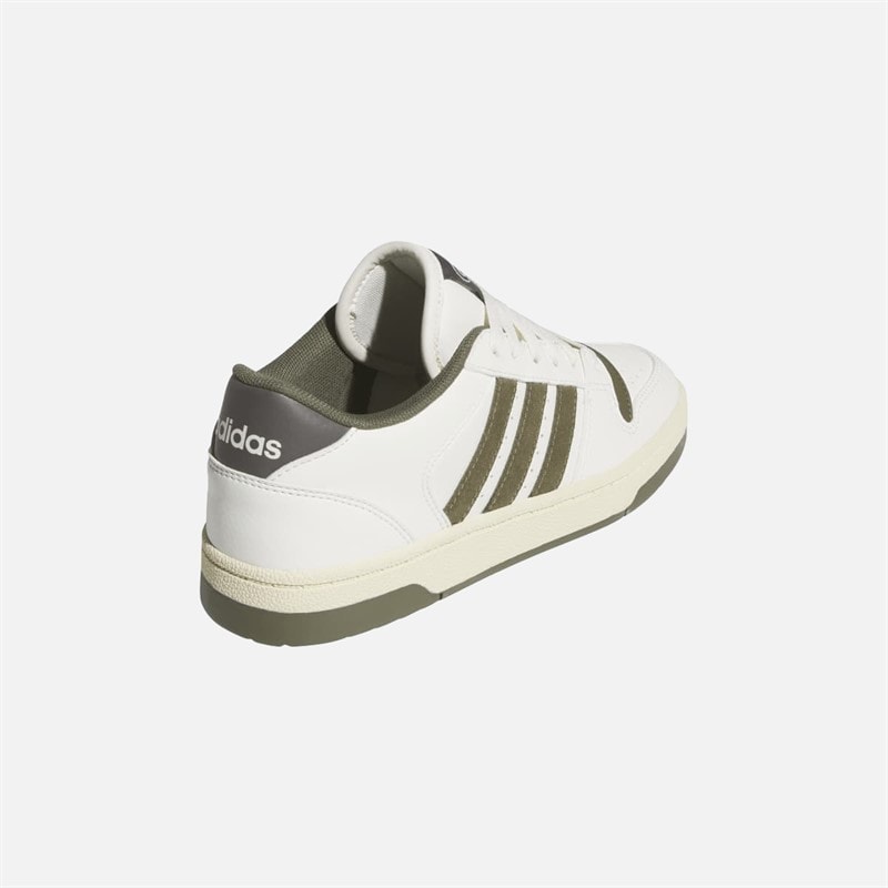 adidas Kinderen break start trainers Chalk White/Olive Strata/Charcoal - Afbeelding 3