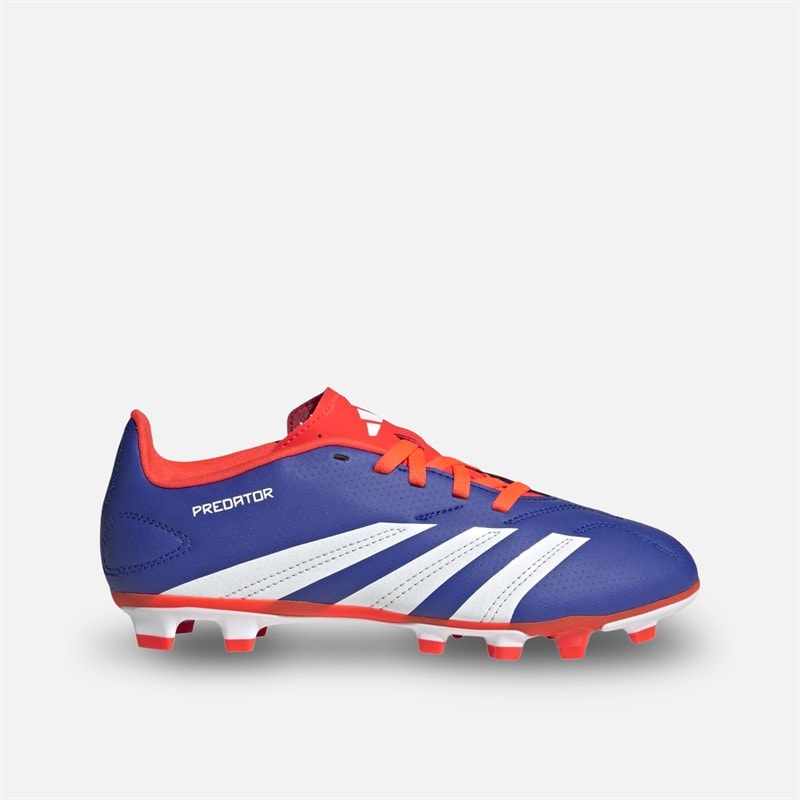 adidas Kinderen Predator Club Advancement Pack FXG Firm Ground/Multi Ground Voetbalschoenen Lucid Blue/Core White/Solar Red