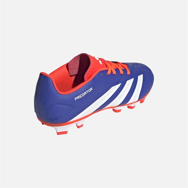 adidas Kinderen Predator Club Advancement Pack FXG Firm Ground/Multi Ground Voetbalschoenen Lucid Blue/Core White/Solar Red - Afbeelding 3
