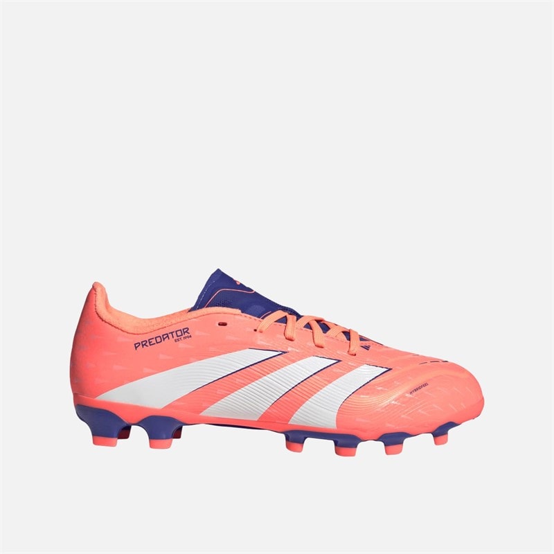 adidas Kinderen Predator League MG Multi Ground Voetbalschoenen Signal Coral/Cloud White/Beam Orange