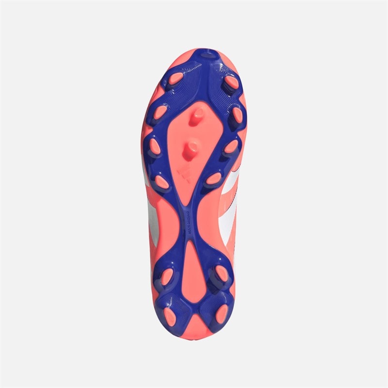 adidas Predator League MG buty piłkarskie na różne nawierzchnie dla dzieci kolor Signal Coral/Cloud White/Beam Orange – zdjęcie  2