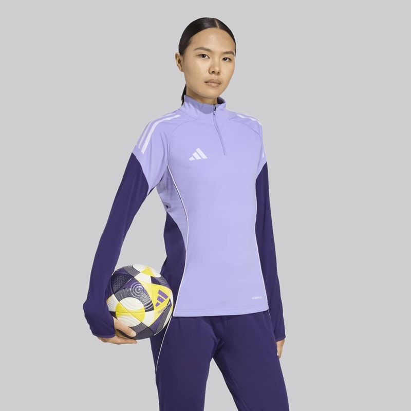 adidas Tiro 25 Competition Training Top dla niej kolor Light Purple – zdjęcie  2