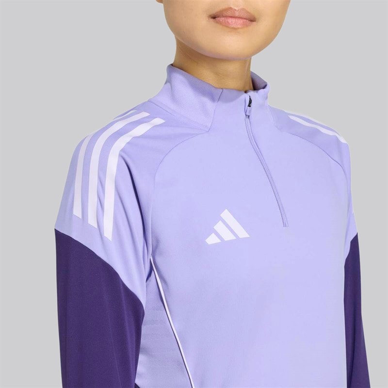 adidas Tiro 25 Competition Training Top dla niej kolor Light Purple – zdjęcie  4