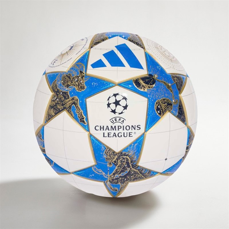 adidas Heren UEFA Champions League Mini Voetbal Wit/Dark Blue/Pantone/Gold Metallic - Afbeelding 2