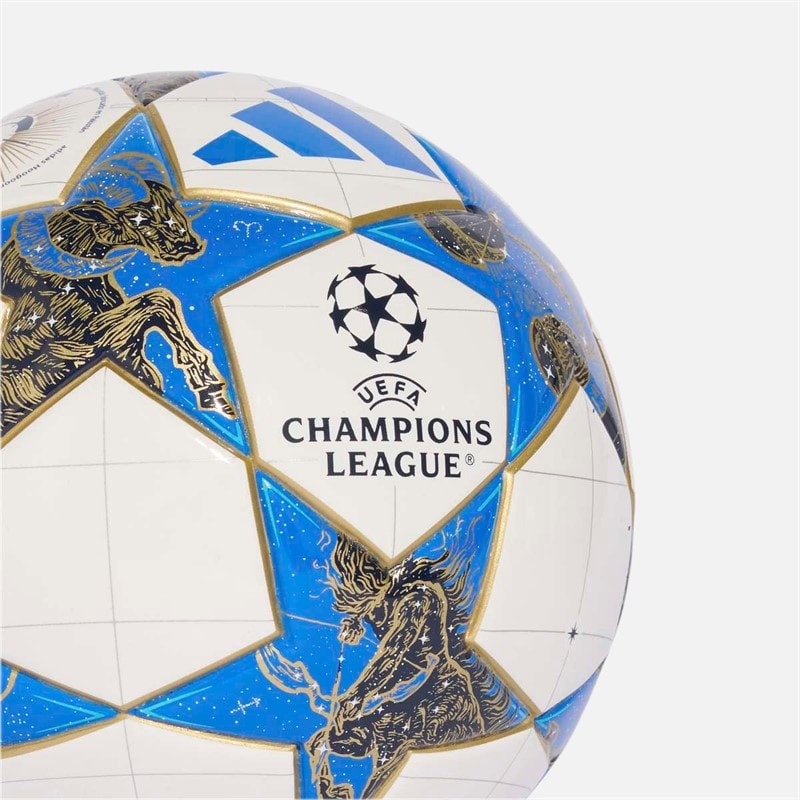 adidas Heren UEFA Champions League Mini Voetbal Wit/Dark Blue/Pantone/Gold Metallic - Afbeelding 4