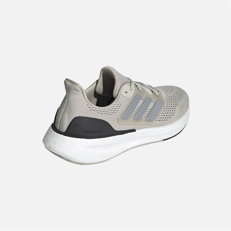adidas Heren Pureboost 23 Neutrale Hardloopschoenen Putty Grey/Silver Metallic/Core Black - Afbeelding 3