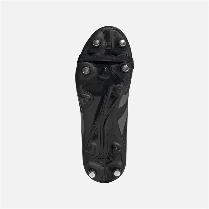 adidas Predator League język SG miękkie podłoże buty piłkarskie dla dzieci kolor Core Black/Grey Four/Lucid Red – zdjęcie  2