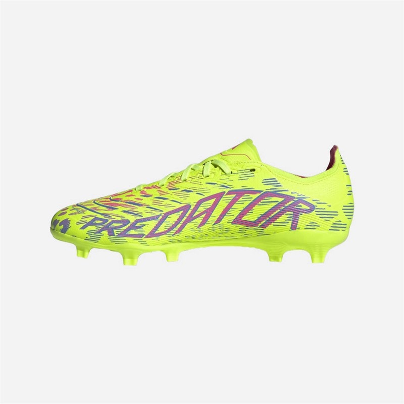 adidas Bottes de football Homme Predator League FG/MG Terrain ferme/Terrain polyvalent Lucid Lemon/Blue Fusion/Lucid Pink - Image 5