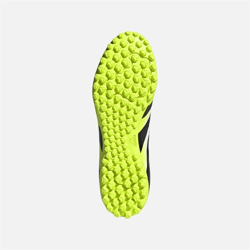 adidas Heren Predator Club TF Astro Fußballschuhe Cloud White/Core Black/Lucid Lemon - Afbeelding 2