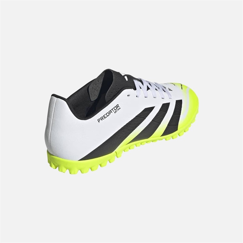 adidas Heren Predator Club TF Astro Fußballschuhe Cloud White/Core Black/Lucid Lemon - Afbeelding 3