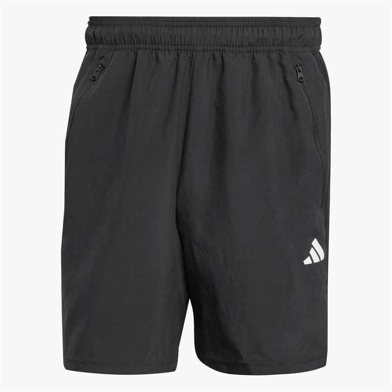 adidas Heren Train Essentials Geweven Trainingsbroek Kort Zwart/Wit - Afbeelding 5