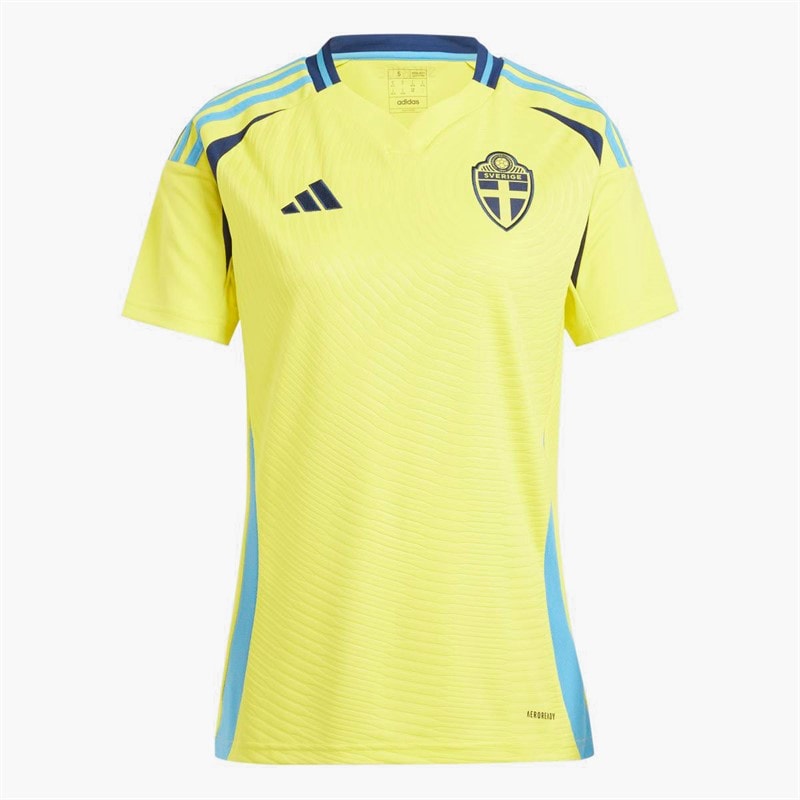 adidas Dames SVFF Zweden 2024 Home Jersey Bright Yellow