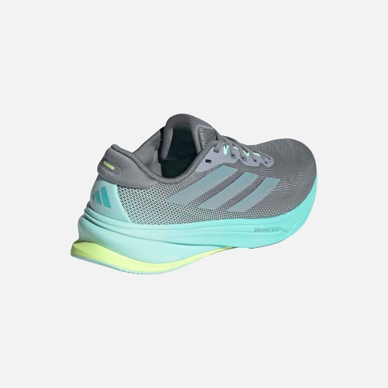 adidas Dames Supernova Rise 2 Neutrale Hardloopschoenen Grijs/Magic Grey Metallic/Flash Aqua - Afbeelding 3