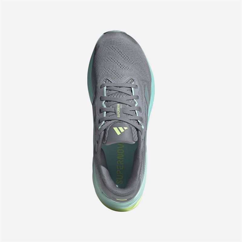 adidas Dames Supernova Rise 2 Neutrale Hardloopschoenen Grijs/Magic Grey Metallic/Flash Aqua - Afbeelding 4