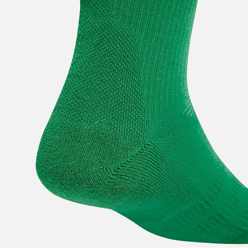 adidas Heren Fußball Crew Performance Gepolsterte Socken Team Green/Wit - Afbeelding 3