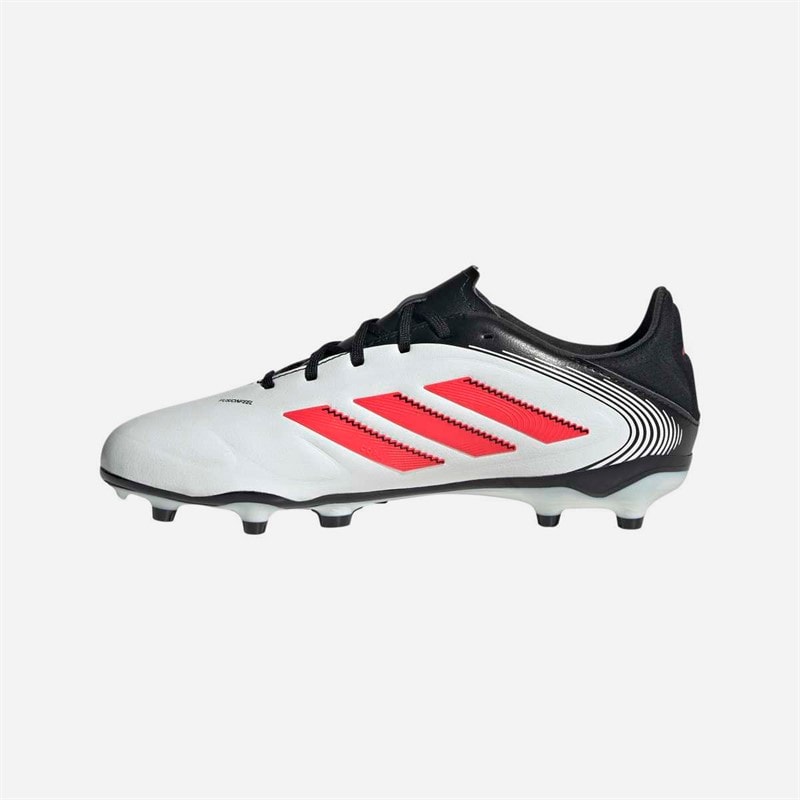 adidas Copa Pure III League FG/MG buty piłkarskie dla dzieci do gry na twardej/wielogrundowej nawierzchni kolor Footwear White/Lucid Red/Core Black – zdjęcie  5