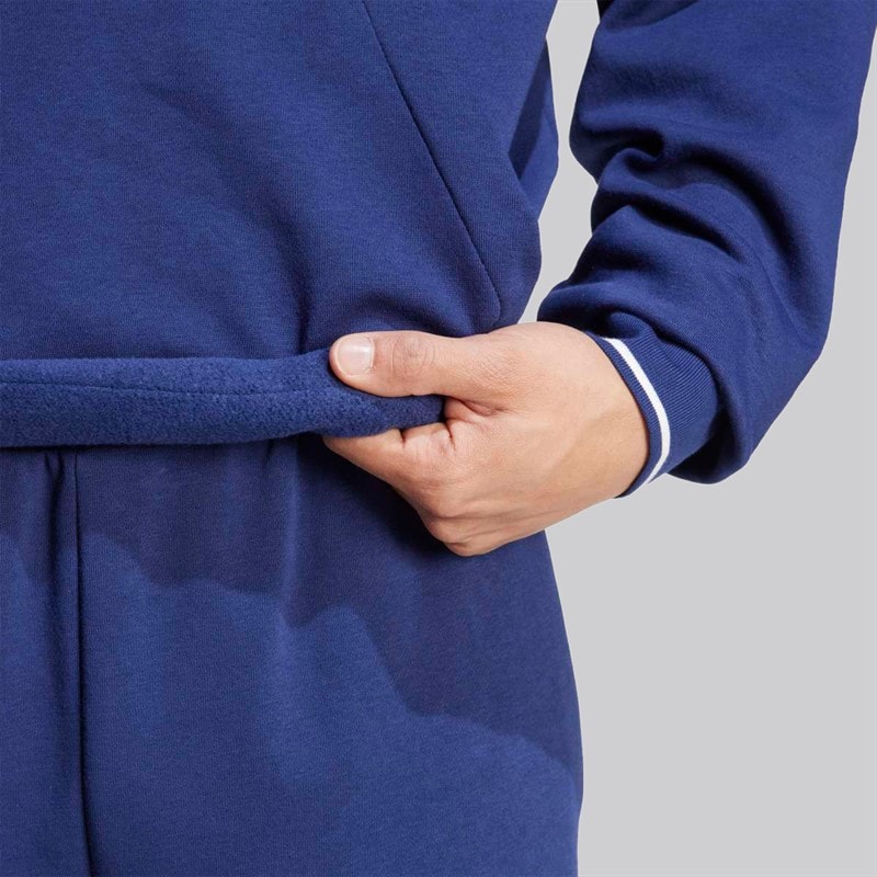adidas Heren College Hoodie Dark Blue/Wit - Afbeelding 5