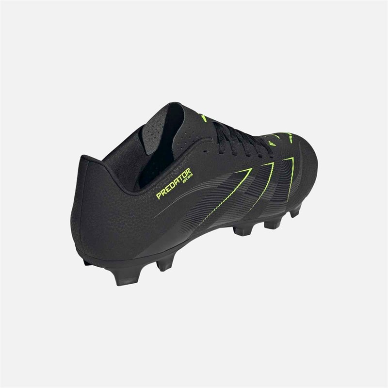 adidas Heren Predator Club FG/MG Firm Ground/Multi Ground Voetbalschoenen Core Black/Carbon/Lucid Lemon - Afbeelding 3