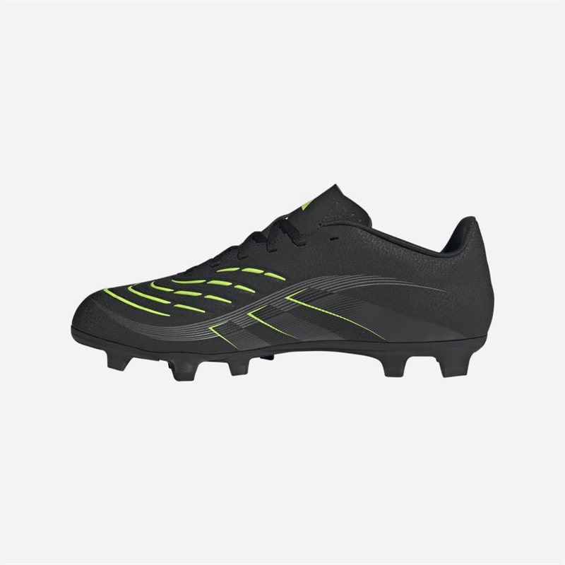 adidas Heren Predator Club FG/MG Firm Ground/Multi Ground Voetbalschoenen Core Black/Carbon/Lucid Lemon - Afbeelding 5